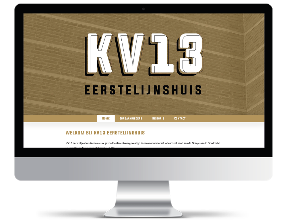 KV13 Eerstelijnshuis Webdesign